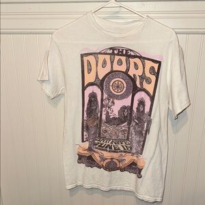 The Doors Graphic Tee with Distressing